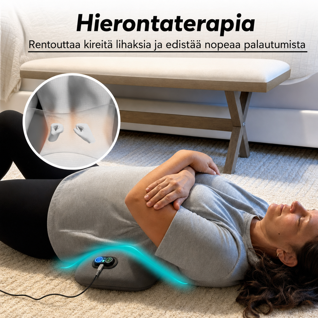 Spinerelief Kolmoismenetelmä -hierontalaite