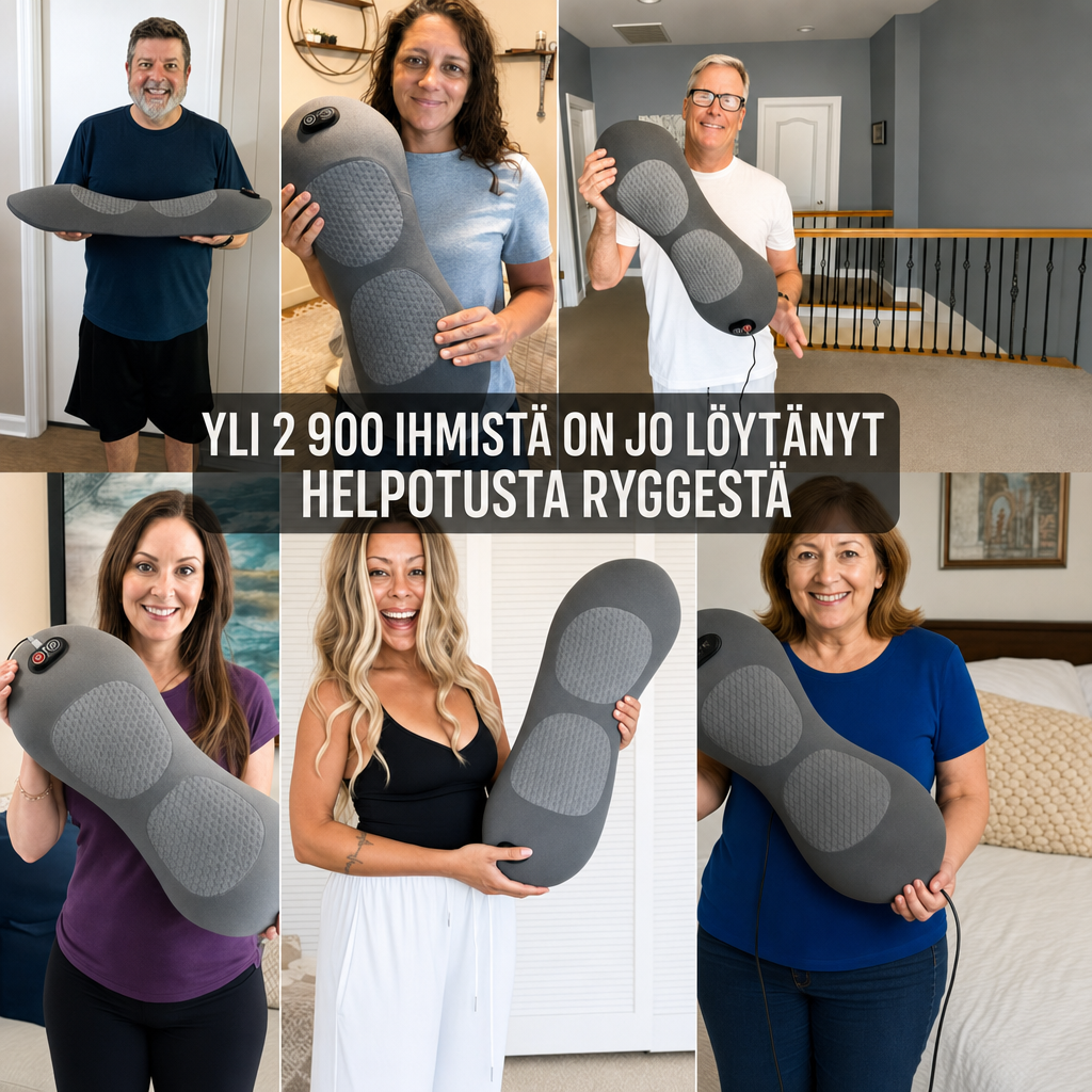 Spinerelief Kolmoismenetelmä -hierontalaite
