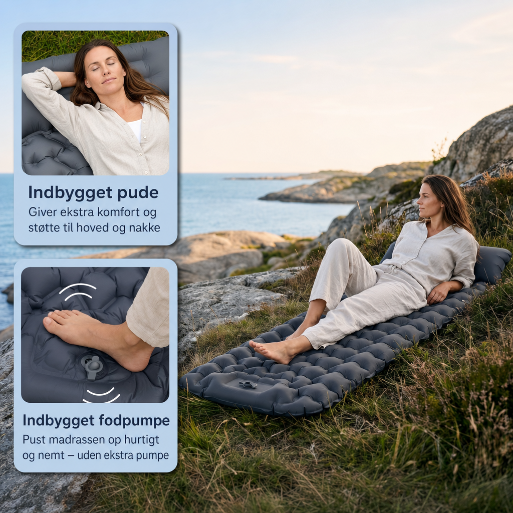 Nordrest - Ultralet og kompakt liggeunderlag